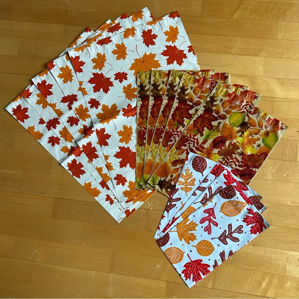 15 Count Polymailer Size Variety Bundle - FALL 03 (5/6x9 + 5/10x13 + 5/14x19)